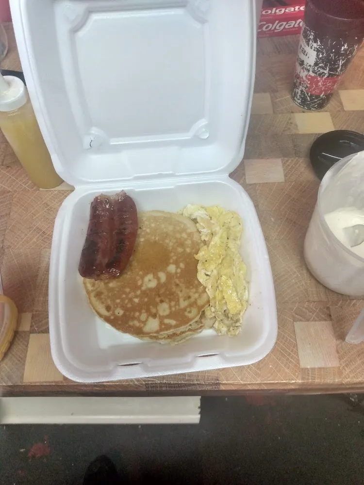 Turkey Bacon w 2 Eggs Grits and Toast